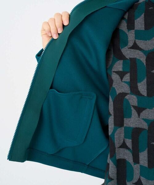 Maison de CINQ / メゾン ドゥ サンク ノーカラージャケット | [セットアップ対応]ノーカラージャージージップ羽織 | 詳細16