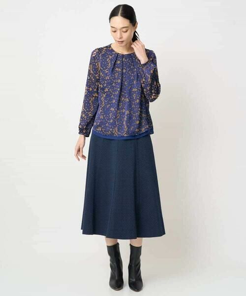 Maison de CINQ / メゾン ドゥ サンク シャツ・ブラウス | [セットアップ対応]フラワーオパールプリントブラウス | 詳細11