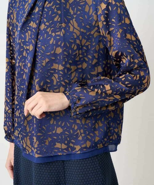 Maison de CINQ / メゾン ドゥ サンク シャツ・ブラウス | [セットアップ対応]フラワーオパールプリントブラウス | 詳細7