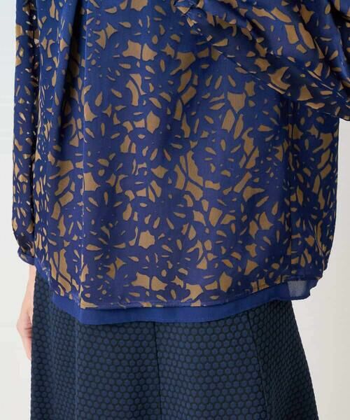 Maison de CINQ / メゾン ドゥ サンク シャツ・ブラウス | [セットアップ対応]フラワーオパールプリントブラウス | 詳細8