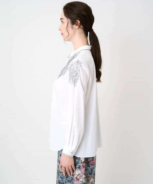 Maison de CINQ / メゾン ドゥ サンク シャツ・ブラウス | 刺繍デザイン長袖ブラウス | 詳細11
