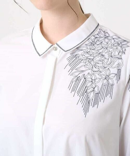 Maison de CINQ / メゾン ドゥ サンク シャツ・ブラウス | 刺繍デザイン長袖ブラウス | 詳細13