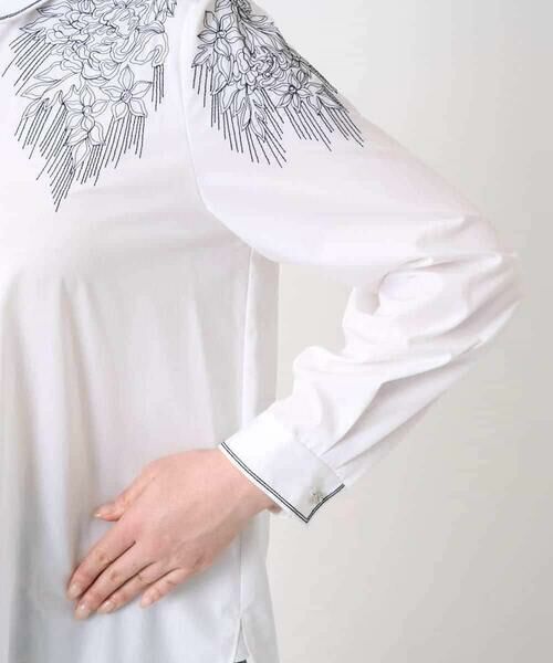 Maison de CINQ / メゾン ドゥ サンク シャツ・ブラウス | 刺繍デザイン長袖ブラウス | 詳細14