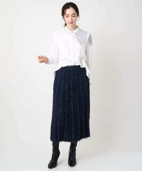 Maison de CINQ / メゾン ドゥ サンク シャツ・ブラウス | 刺繍デザイン長袖ブラウス | 詳細19