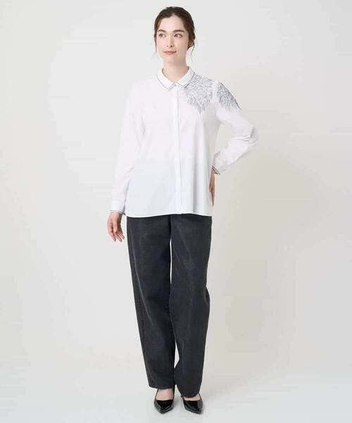 Maison de CINQ / メゾン ドゥ サンク シャツ・ブラウス | 刺繍デザイン長袖ブラウス | 詳細23