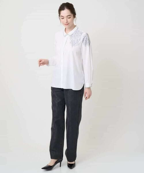 Maison de CINQ / メゾン ドゥ サンク シャツ・ブラウス | 刺繍デザイン長袖ブラウス | 詳細24