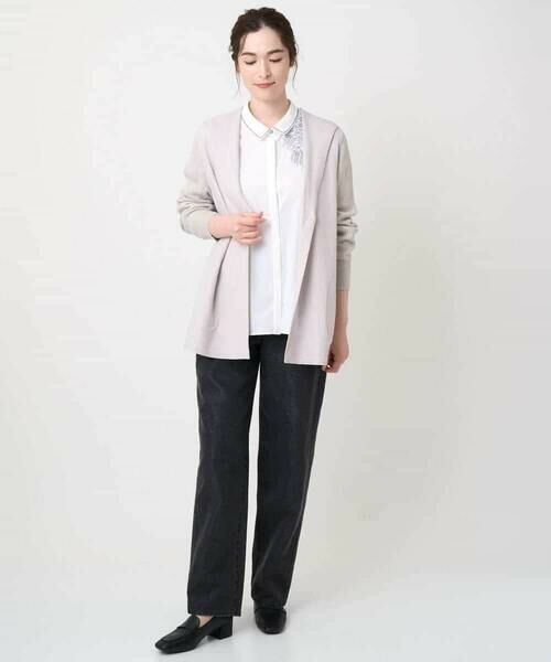 Maison de CINQ / メゾン ドゥ サンク シャツ・ブラウス | 刺繍デザイン長袖ブラウス | 詳細26