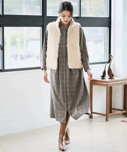 Maison de CINQ / メゾン ドゥ サンク ロング・マキシ丈ワンピース | グレンチェックワンピース | 詳細24