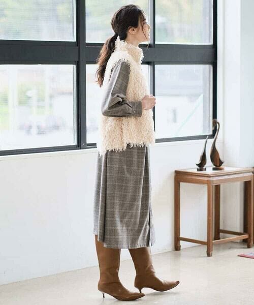 Maison de CINQ / メゾン ドゥ サンク ロング・マキシ丈ワンピース | グレンチェックワンピース | 詳細26