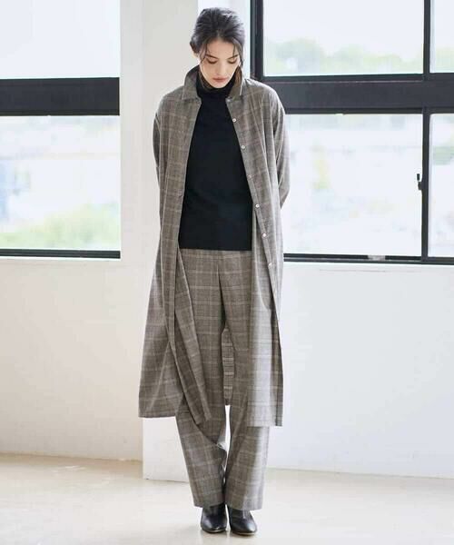 Maison de CINQ / メゾン ドゥ サンク ロング・マキシ丈ワンピース | グレンチェックワンピース | 詳細28