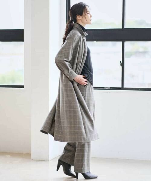 Maison de CINQ / メゾン ドゥ サンク ロング・マキシ丈ワンピース | グレンチェックワンピース | 詳細30