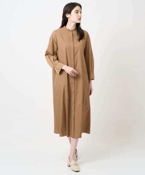 Maison de CINQ / メゾン ドゥ サンク ロング・マキシ丈ワンピース | 長袖タフタワンピース | 詳細1