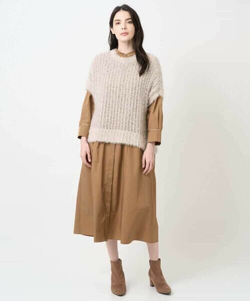 Maison de CINQ / メゾン ドゥ サンク ロング・マキシ丈ワンピース | 長袖タフタワンピース | 詳細13