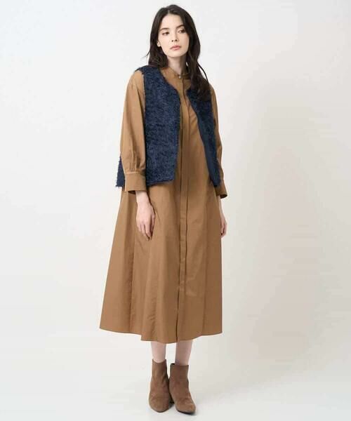 Maison de CINQ / メゾン ドゥ サンク ロング・マキシ丈ワンピース | 長袖タフタワンピース | 詳細15