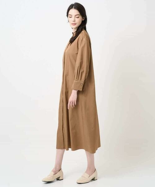 Maison de CINQ / メゾン ドゥ サンク ロング・マキシ丈ワンピース | 長袖タフタワンピース | 詳細2