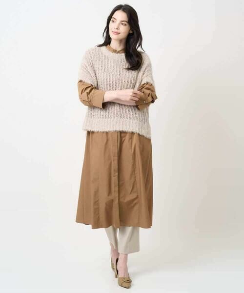 Maison de CINQ / メゾン ドゥ サンク ロング・マキシ丈ワンピース | 長袖タフタワンピース | 詳細27