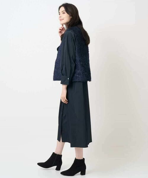 Maison de CINQ / メゾン ドゥ サンク ロング・マキシ丈ワンピース | 長袖タフタワンピース | 詳細30