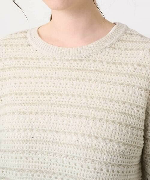 Maison de CINQ / メゾン ドゥ サンク ニット・セーター | ラメスパンコール長袖ニットプルオーバー | 詳細5