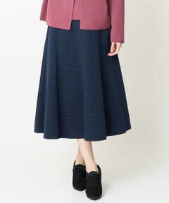 Maison de CINQ / メゾン ドゥ サンク ロング・マキシ丈スカート | [セットアップ対応]オリジナルジャガードスカート