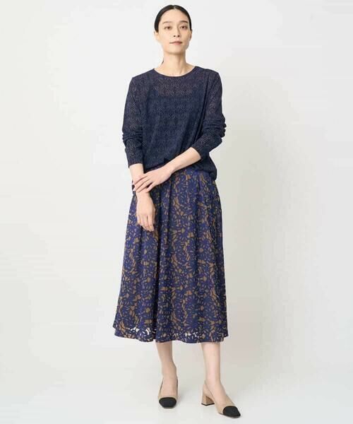 Maison de CINQ / メゾン ドゥ サンク ロング・マキシ丈スカート | [セットアップ対応]フラワーオパールプリントスカート | 詳細16