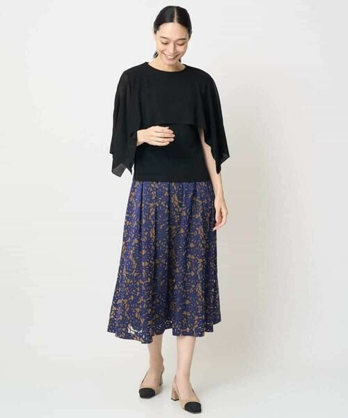 Maison de CINQ / メゾン ドゥ サンク ロング・マキシ丈スカート | [セットアップ対応]フラワーオパールプリントスカート | 詳細18