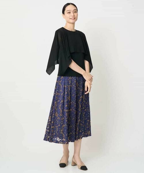 Maison de CINQ / メゾン ドゥ サンク ロング・マキシ丈スカート | [セットアップ対応]フラワーオパールプリントスカート | 詳細19