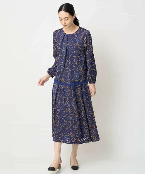 Maison de CINQ / メゾン ドゥ サンク ロング・マキシ丈スカート | [セットアップ対応]フラワーオパールプリントスカート | 詳細22