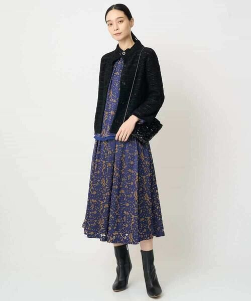 Maison de CINQ / メゾン ドゥ サンク ロング・マキシ丈スカート | [セットアップ対応]フラワーオパールプリントスカート | 詳細28