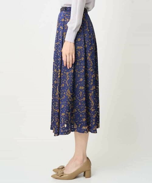 Maison de CINQ / メゾン ドゥ サンク ロング・マキシ丈スカート | [セットアップ対応]フラワーオパールプリントスカート | 詳細4