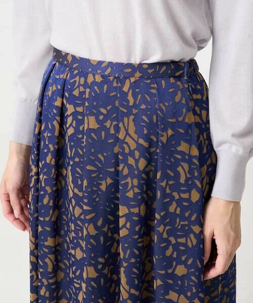 Maison de CINQ / メゾン ドゥ サンク ロング・マキシ丈スカート | [セットアップ対応]フラワーオパールプリントスカート | 詳細6