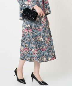 Maison de CINQ / メゾン ドゥ サンク ロング・マキシ丈スカート | ゴブランフラワープリントスカート