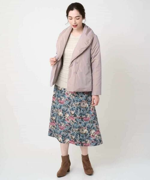 Maison de CINQ / メゾン ドゥ サンク ロング・マキシ丈スカート | ゴブランフラワープリントスカート | 詳細12