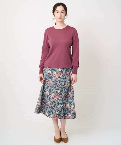 Maison de CINQ / メゾン ドゥ サンク ロング・マキシ丈スカート | ゴブランフラワープリントスカート | 詳細21