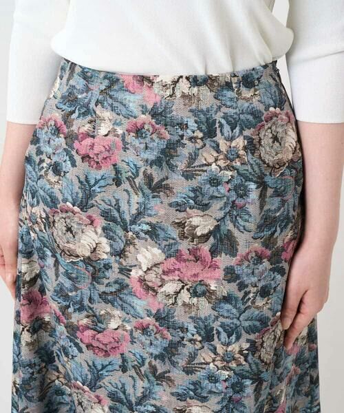 Maison de CINQ / メゾン ドゥ サンク ロング・マキシ丈スカート | ゴブランフラワープリントスカート | 詳細4
