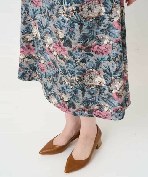 Maison de CINQ / メゾン ドゥ サンク ロング・マキシ丈スカート | ゴブランフラワープリントスカート | 詳細7