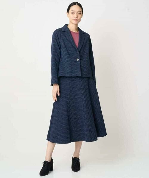 Maison de CINQ / メゾン ドゥ サンク テーラードジャケット | [セットアップ対応]オリジナルジャガードジャケット | 詳細14