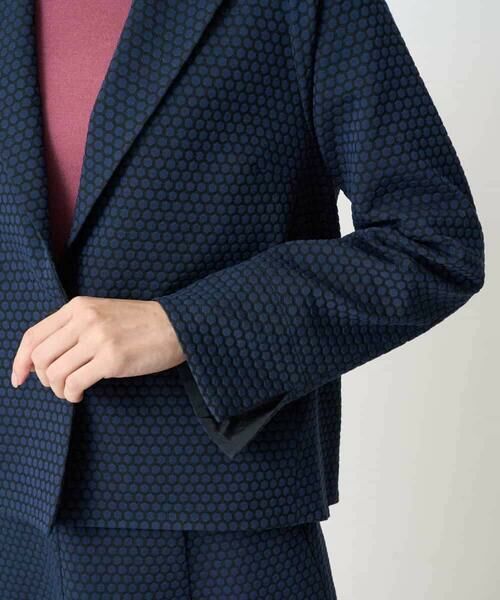 Maison de CINQ / メゾン ドゥ サンク テーラードジャケット | [セットアップ対応]オリジナルジャガードジャケット | 詳細6