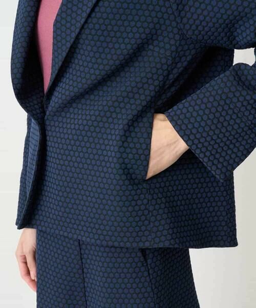 Maison de CINQ / メゾン ドゥ サンク テーラードジャケット | [セットアップ対応]オリジナルジャガードジャケット | 詳細7