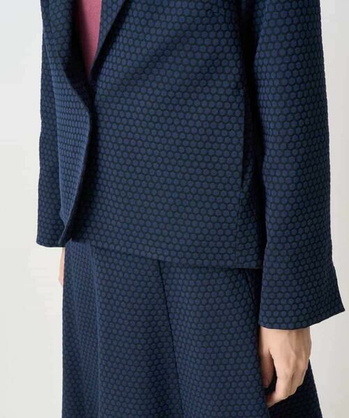 Maison de CINQ / メゾン ドゥ サンク テーラードジャケット | [セットアップ対応]オリジナルジャガードジャケット | 詳細8