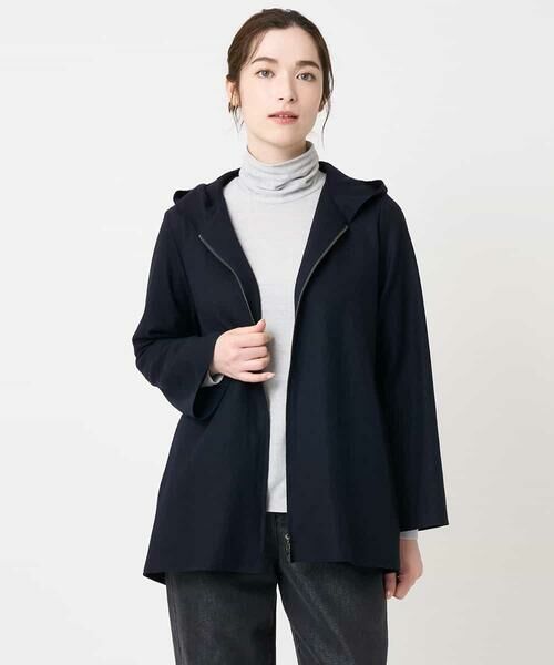 Maison de CINQ / メゾン ドゥ サンク その他アウター | フード付ジップアップ羽織 | 詳細2