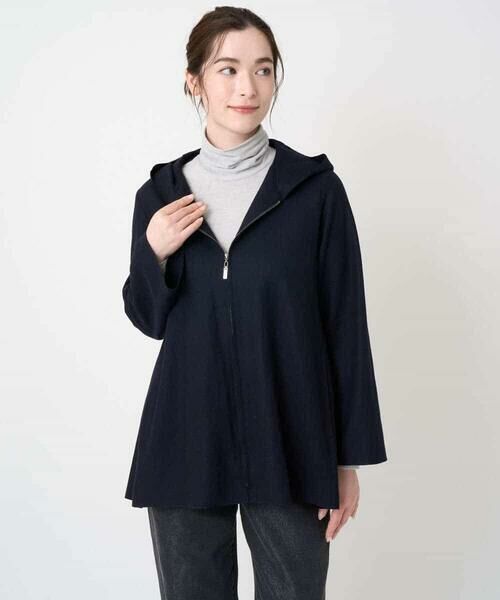 Maison de CINQ / メゾン ドゥ サンク その他アウター | フード付ジップアップ羽織 | 詳細3