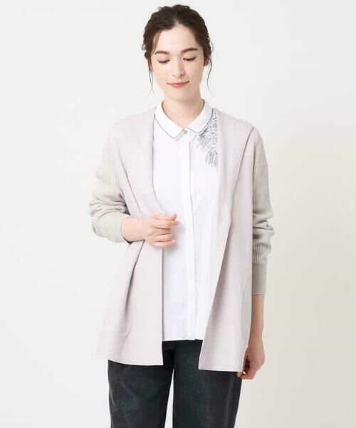 Maison de CINQ / メゾン ドゥ サンク その他アウター | フード付ジップアップ羽織 | 詳細6