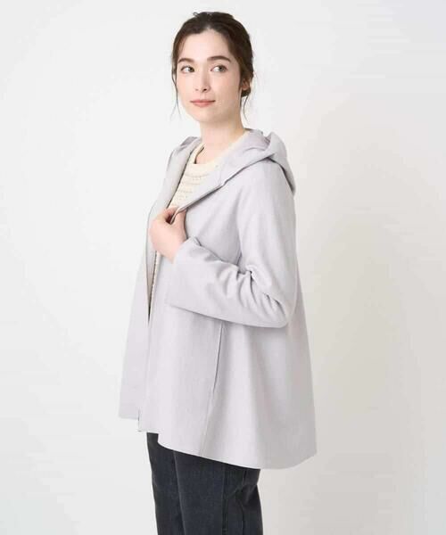 Maison de CINQ / メゾン ドゥ サンク その他アウター | フード付ジップアップ羽織 | 詳細7