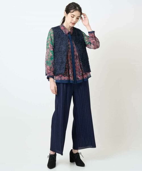 Maison de CINQ / メゾン ドゥ サンク チノ・ワークパンツ | ウエストゴムメッシュパンツ | 詳細21