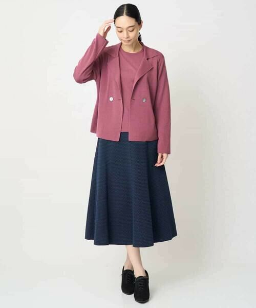 Maison de CINQ / メゾン ドゥ サンク カーディガン・ボレロ | [アンサンブル対応]襟付ニットカーディガン | 詳細11