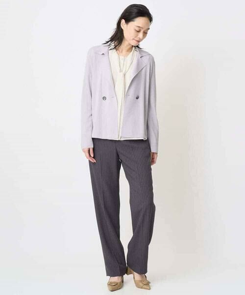 Maison de CINQ / メゾン ドゥ サンク カーディガン・ボレロ | [アンサンブル対応]襟付ニットカーディガン | 詳細15