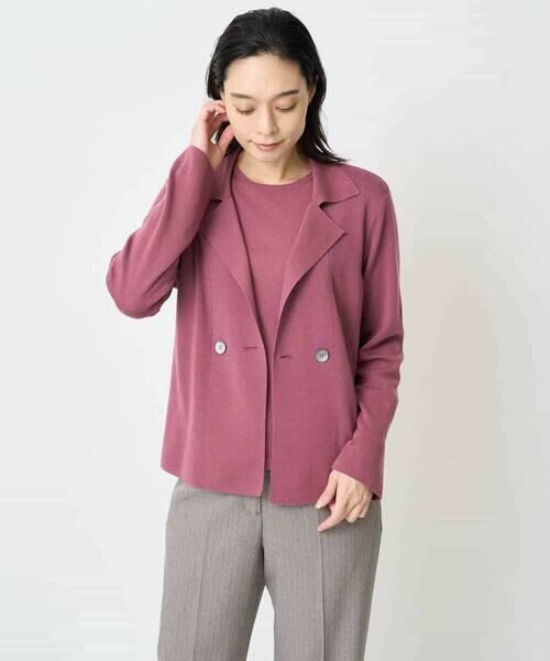 Maison de CINQ / メゾン ドゥ サンク カーディガン・ボレロ | [アンサンブル対応]襟付ニットカーディガン | 詳細30