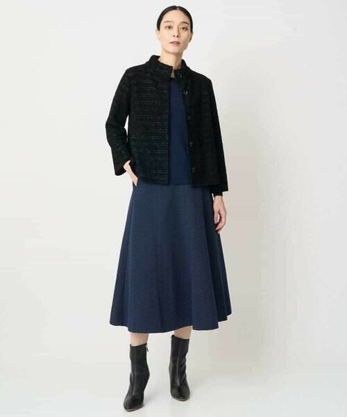 Maison de CINQ / メゾン ドゥ サンク セットアップ | ラメニットバージャケット | 詳細14