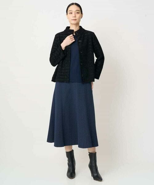 Maison de CINQ / メゾン ドゥ サンク セットアップ | ラメニットバージャケット | 詳細16