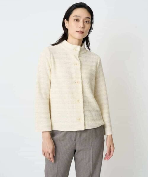 Maison de CINQ / メゾン ドゥ サンク セットアップ | ラメニットバージャケット | 詳細3